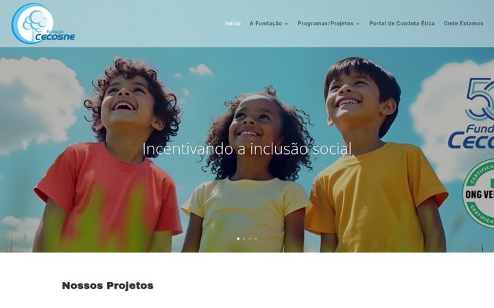 Snimka zaslona za cecosne.org.br