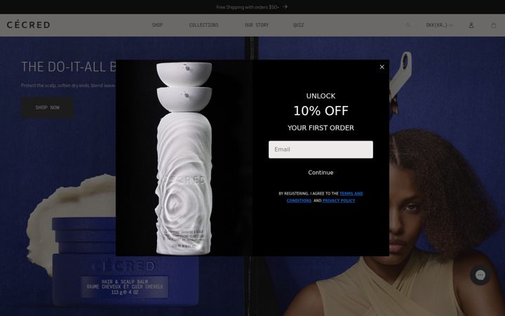 Screenshot of cecred.com