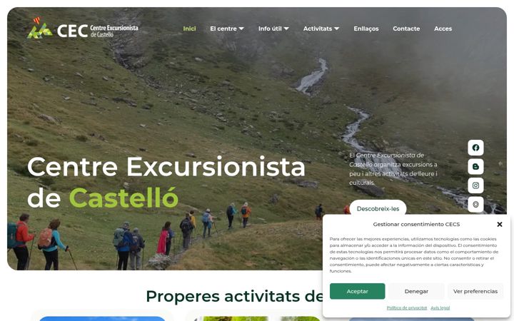 Screenshot of cecs.es