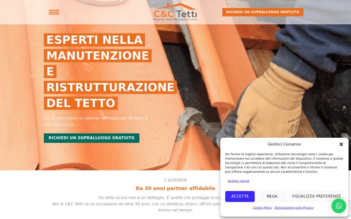 Screenshot of cectetti.com