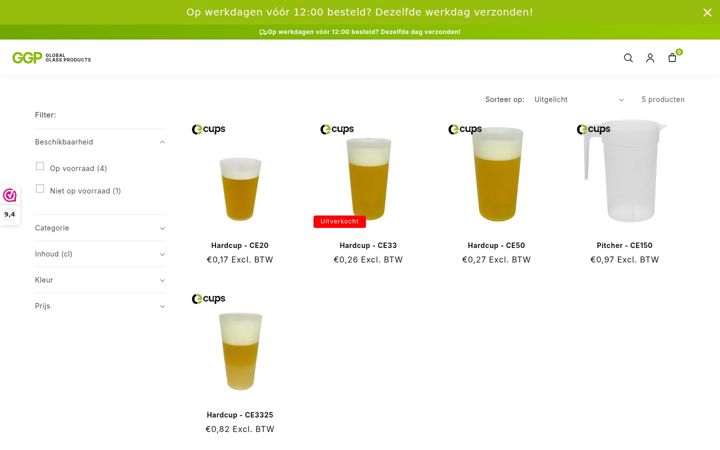 Screenshot of cecups.com