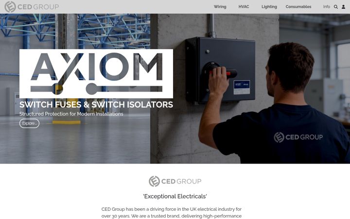 Screenshot of ced-elec.co.uk