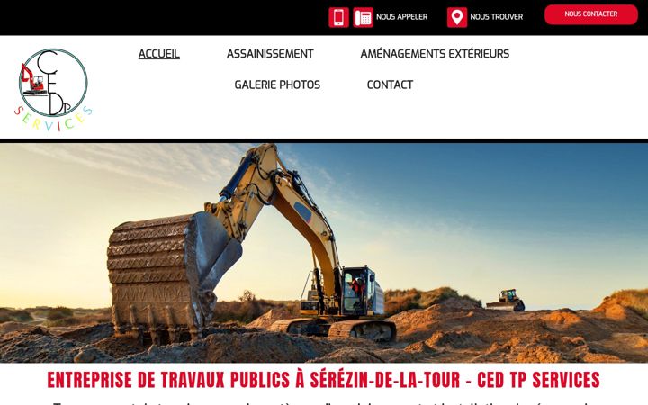 Screenshot of ced-tp-services.fr