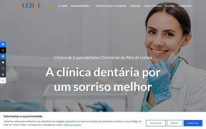 Captura de ecrã de cedal.pt