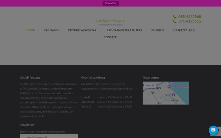 Screenshot of cedapescara.it