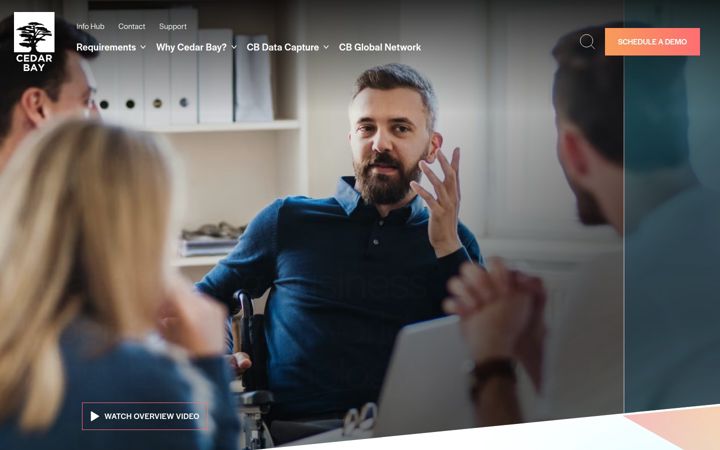 Screenshot of cedar-bay.com