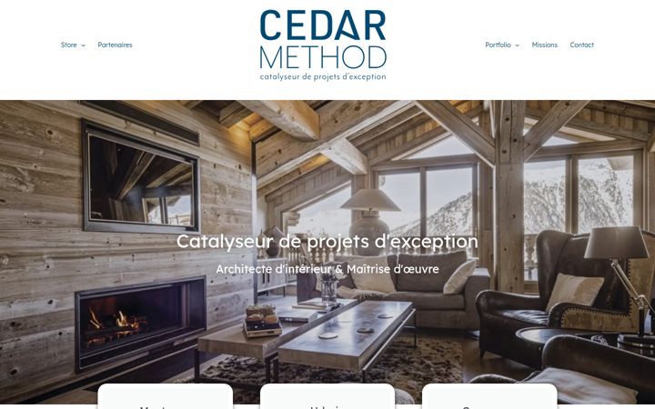 Screenshot of cedar-method.com