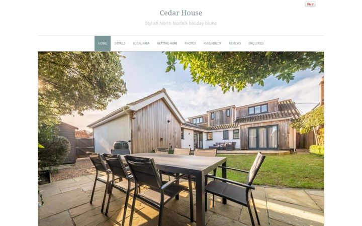 Screenshot of cedarhousenorfolk.co.uk