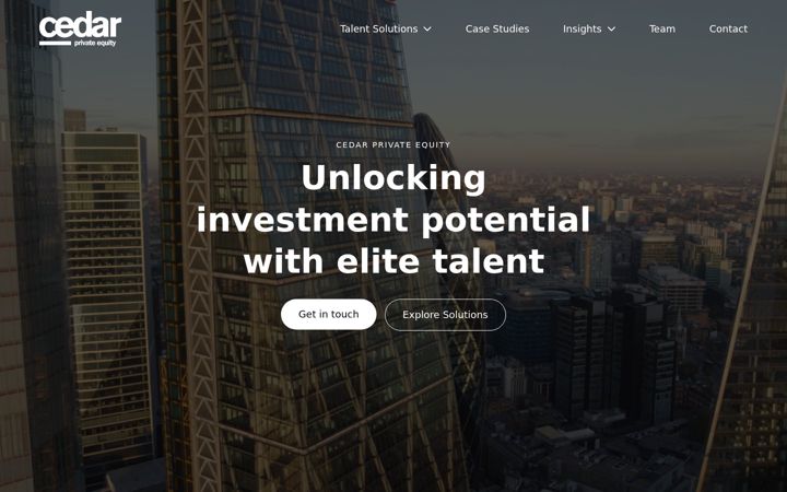 cedarprivateequity.com