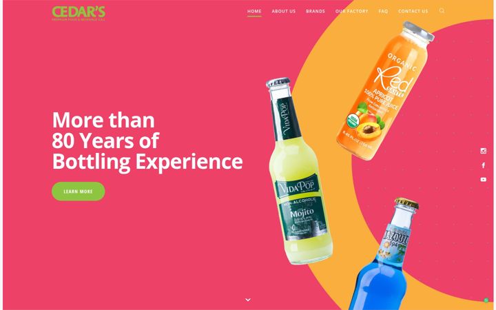 Screenshot of cedarspremium.com