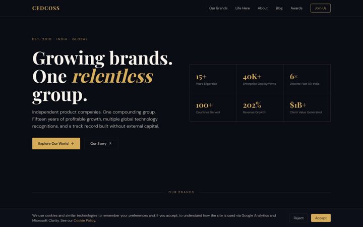 Screenshot of cedcoss.com