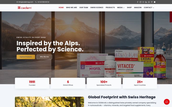 Screenshot of cedemag.com