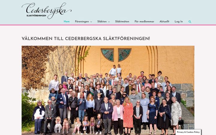 Screenshot ta' cederberg.net