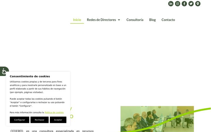 Captura de pantalla de cedered.es