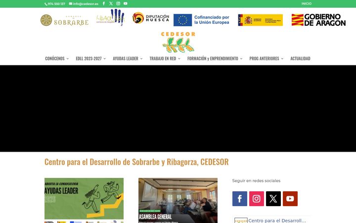 Screenshot of cedesor.es