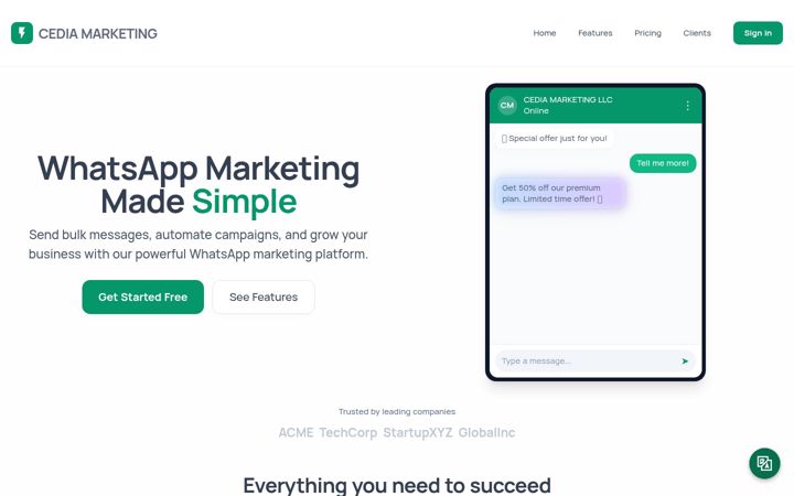 Screenshot of cediatool.com