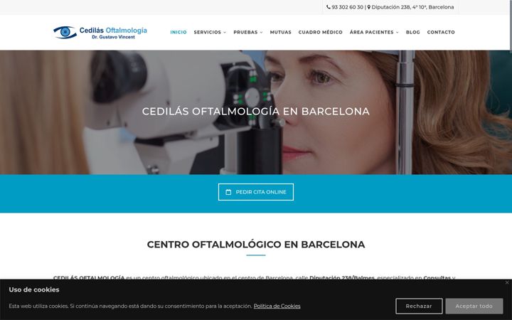 Screenshot of cedilas.es