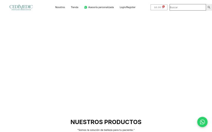 Screenshot of cedimedicmx.com