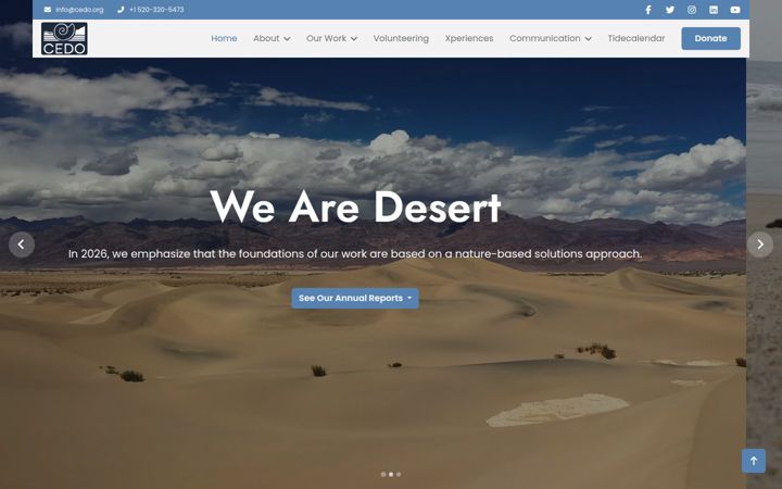 Screenshot of cedo.org