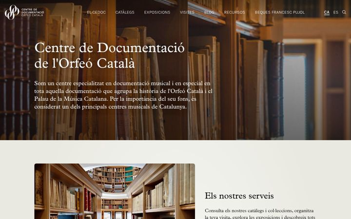 Screenshot di cedoc.cat