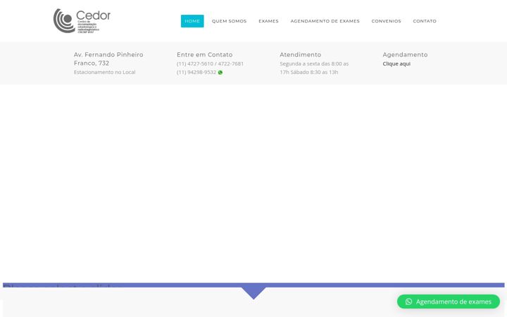 Screenshot of cedor.com.br