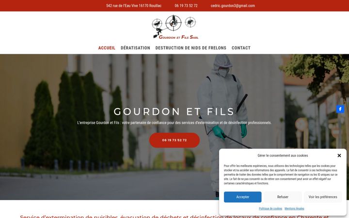 Screenshot of cedric-gourdon.fr
