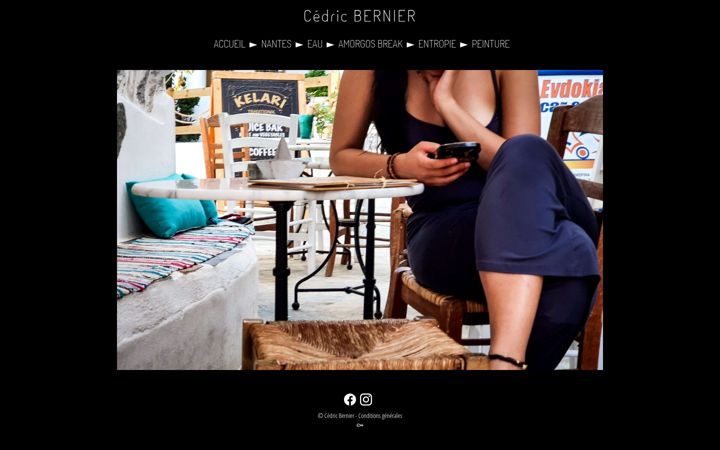 Screenshot of cedricbernier.com