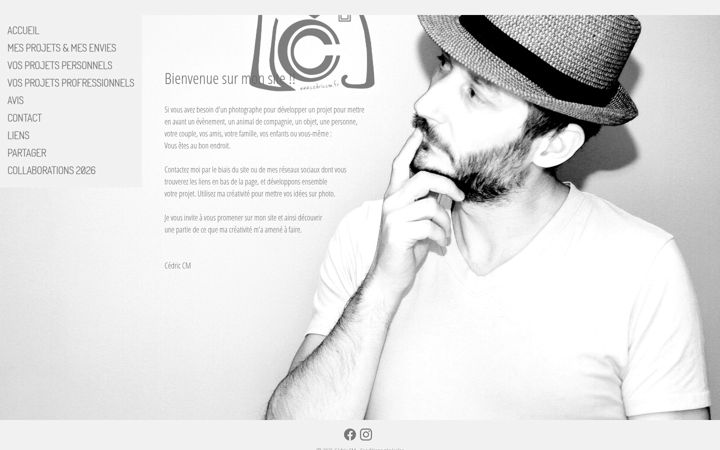 Screenshot of cedriccm.fr