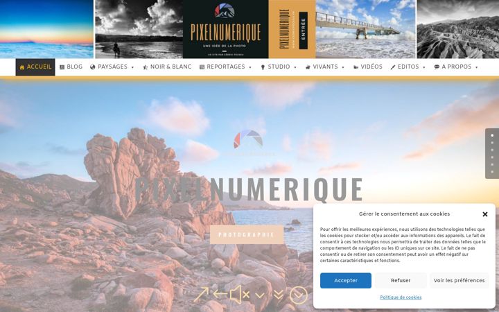 Skærmbillede af cedricfockeu.fr