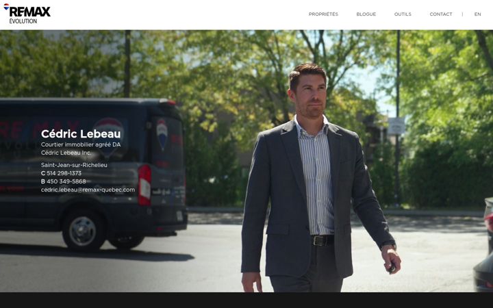 Screenshot of cedriclebeau.com