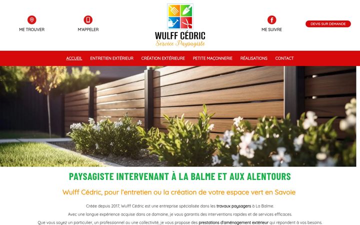 Screenshot of cedricwulff-paysagiste.fr