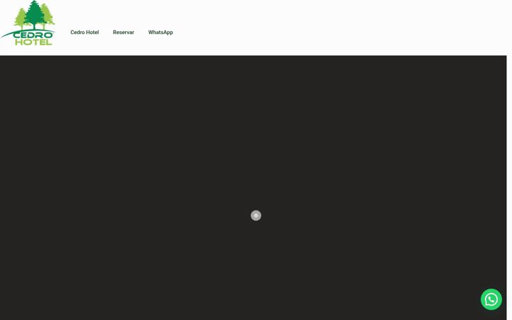 Screenshot of cedrohotelnovacrixas.com.br