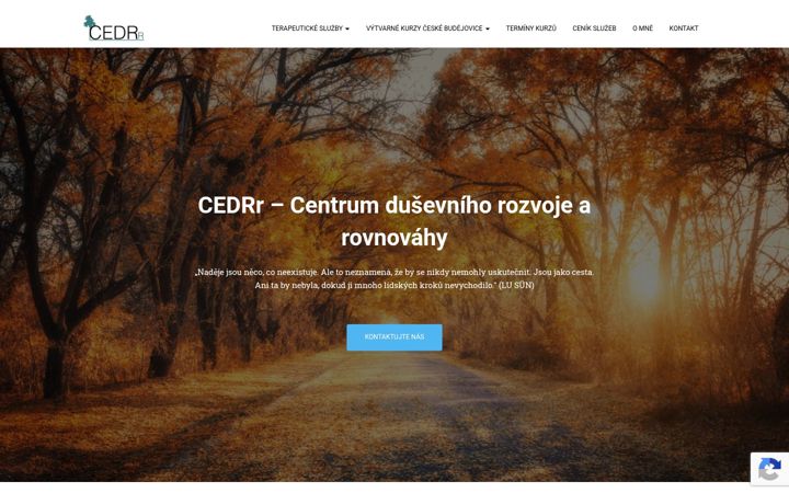 Ekrano kopija cedrr.cz