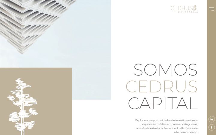 Ekrano kopija cedruscapital.pt