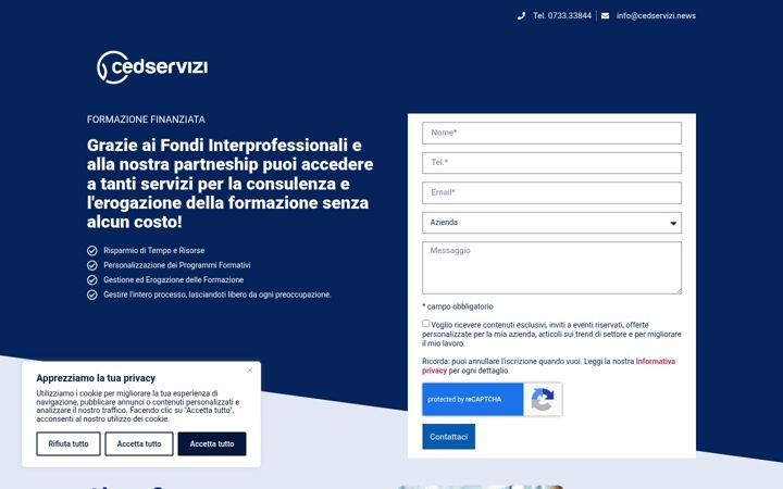 Screenshot of cedservizi.news