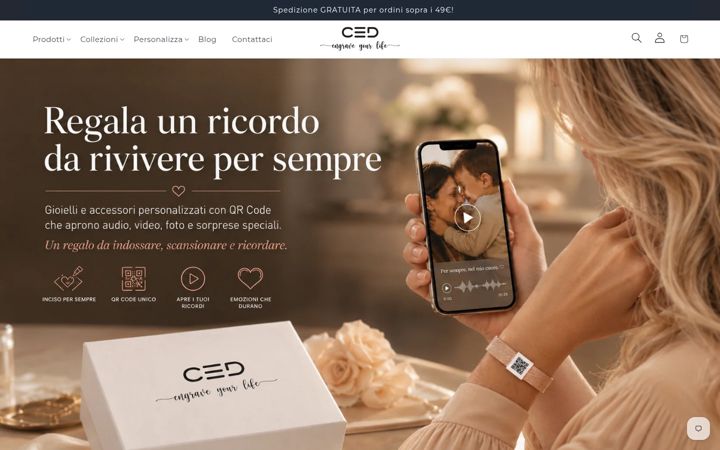 Screenshot of cedstore.it