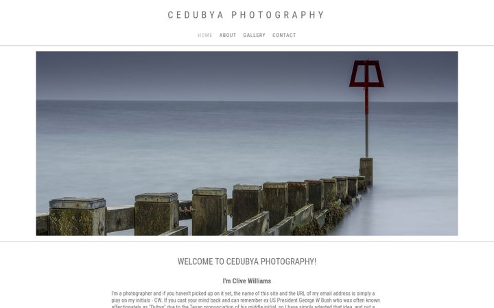 Screenshot of cedubya.com