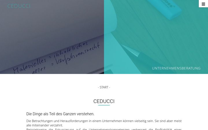 Screenshot of ceducci.de