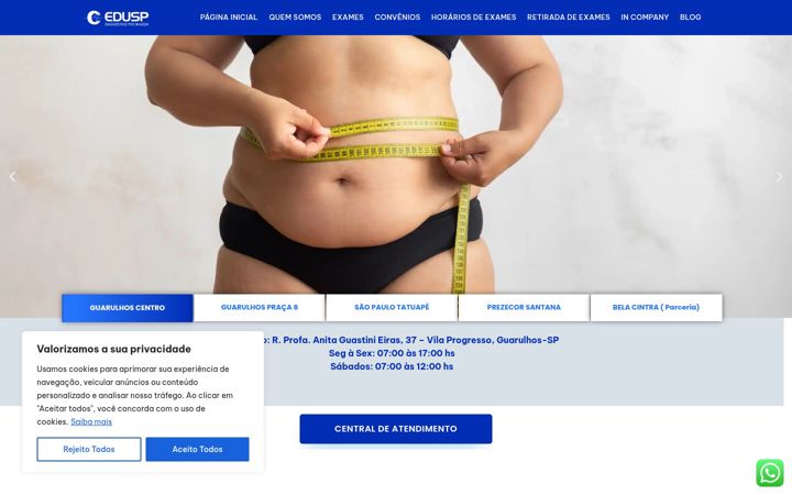 Snimka zaslona za cedusp.com.br