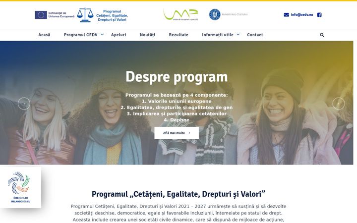 Screenshot of cedv.eu