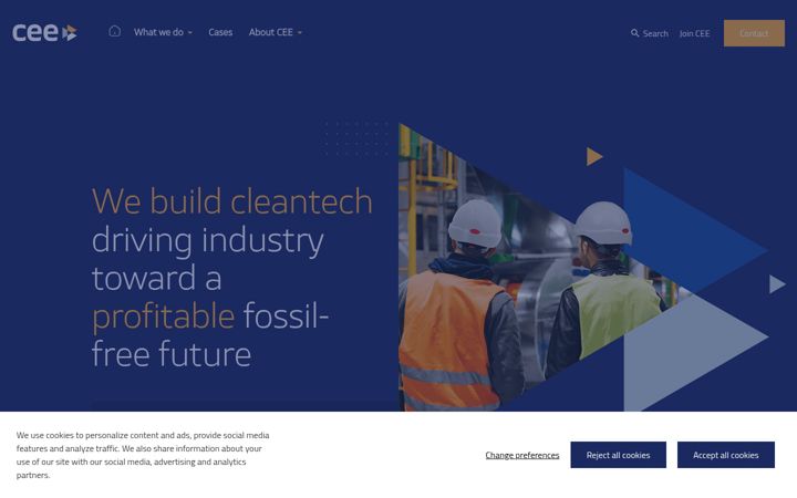 Screenshot of cee.eu
