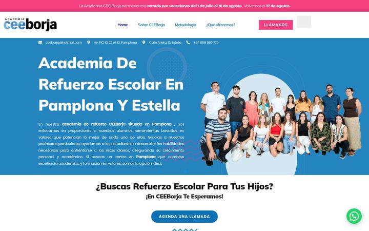 Screenshot of ceeborja.com
