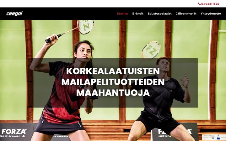 Screenshot of ceegol.com