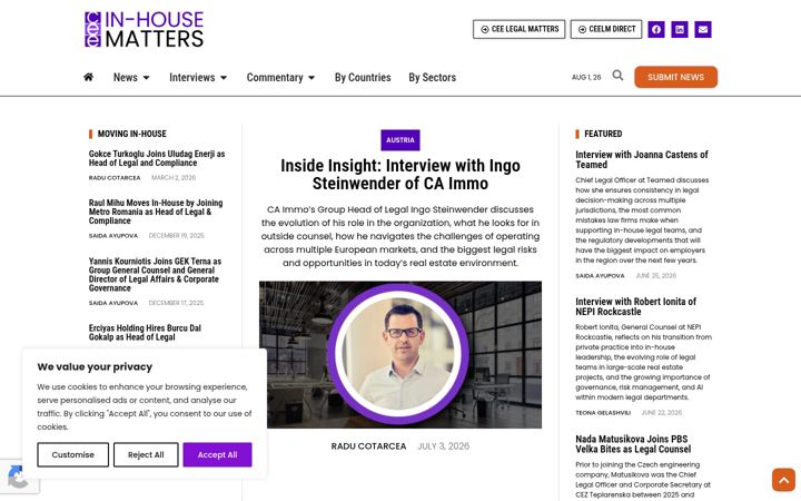 Screenshot of ceeinhousematters.com