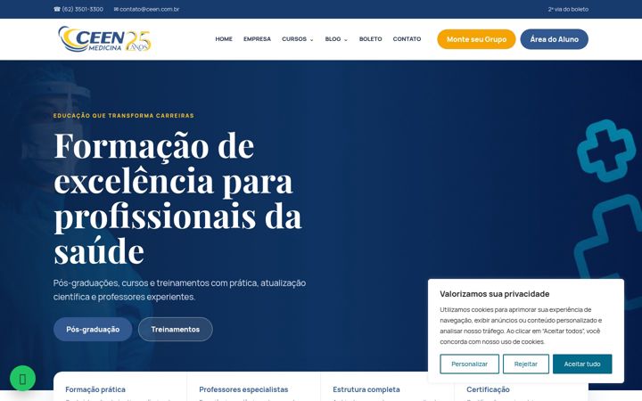 Screenshot of ceen.com.br