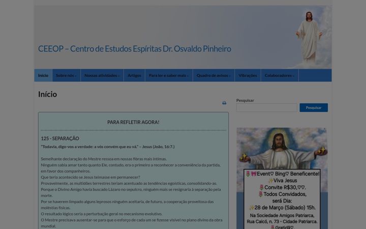 Screenshot of ceeop.org.br