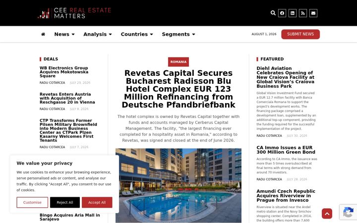 Screenshot of ceerealestatematters.com