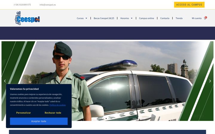 Captura de pantalla de ceespol.es