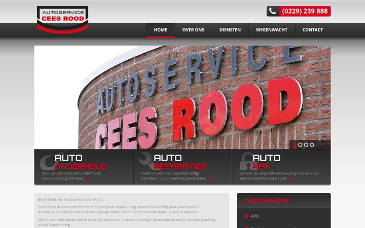Screenshot of ceesrood.nl