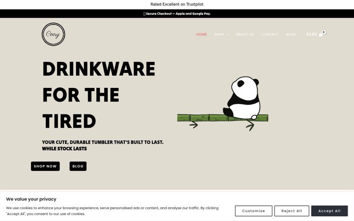 Screenshot von ceesy.co.uk